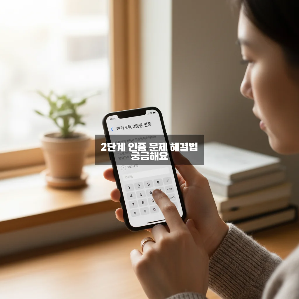 카카오톡 2단계 인증 막힘 현상 완벽 해결법 가이드 관련 이미지 1