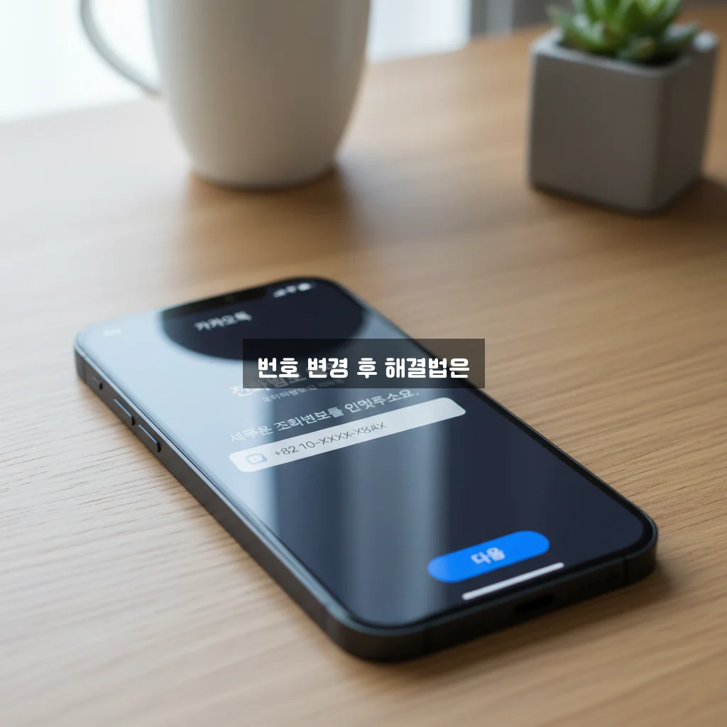 카카오톡 휴대폰 번호 변경 후 로그인 문제 완벽 정리 방법 관련 이미지 1