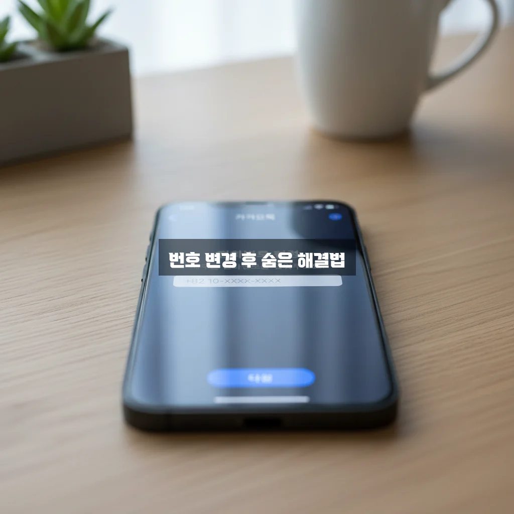 카카오톡 휴대폰 번호 변경 후 로그인 문제 완벽 정리 방법 관련 이미지 2