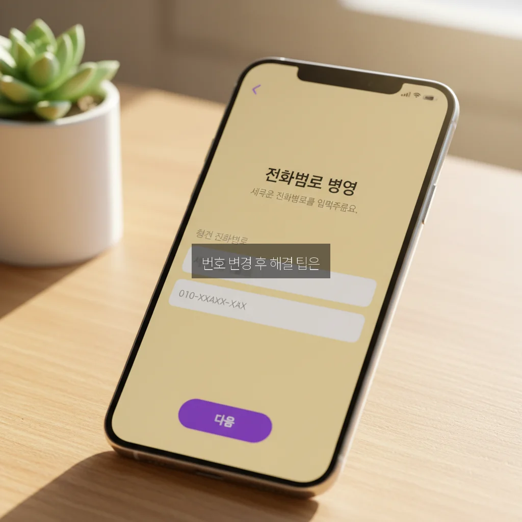 카카오톡 휴대폰 번호 변경 후 로그인 문제 완벽 정리 방법 관련 이미지 3