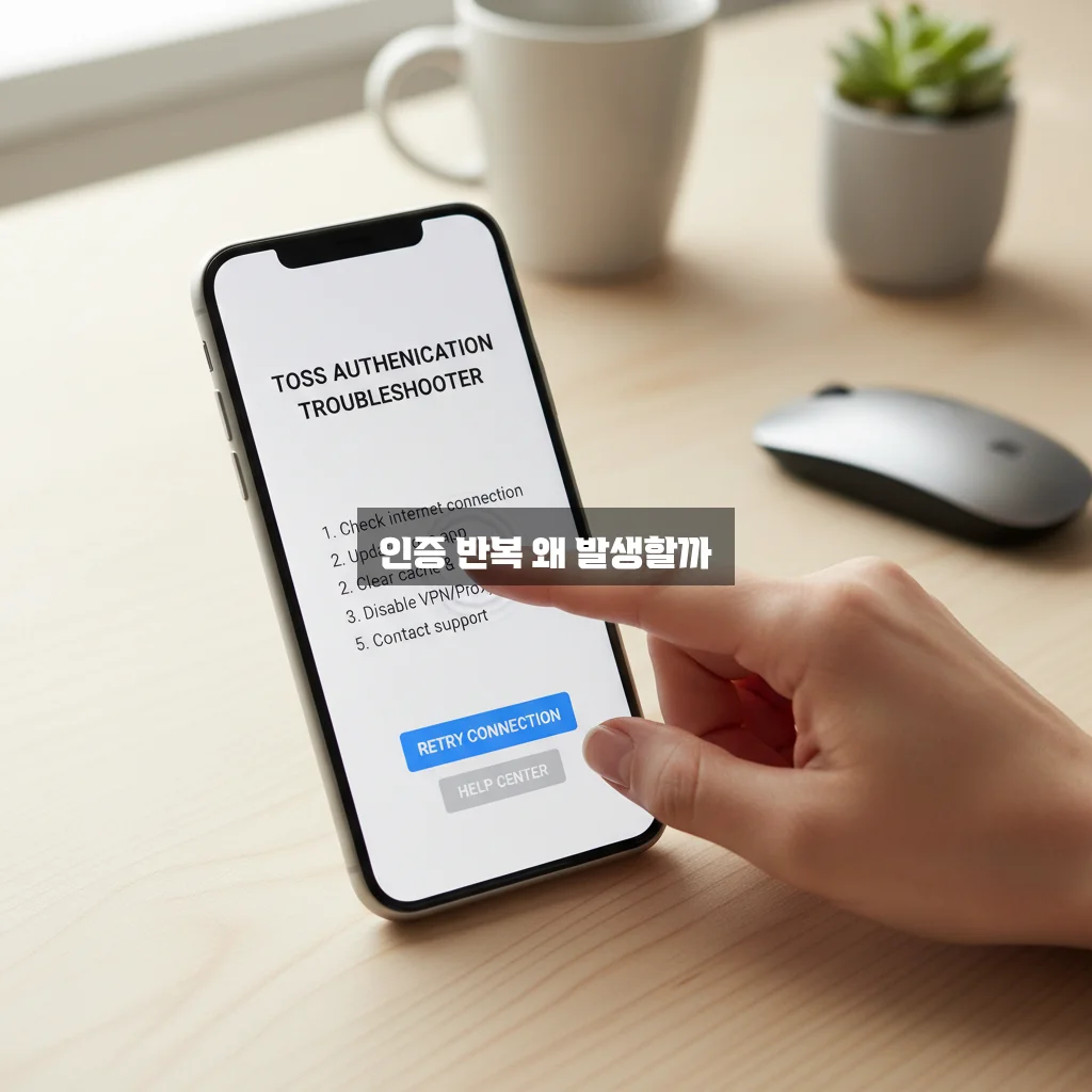 토스 인증 화면 반복 문제 해결 방법 완벽 정리 관련 이미지 1