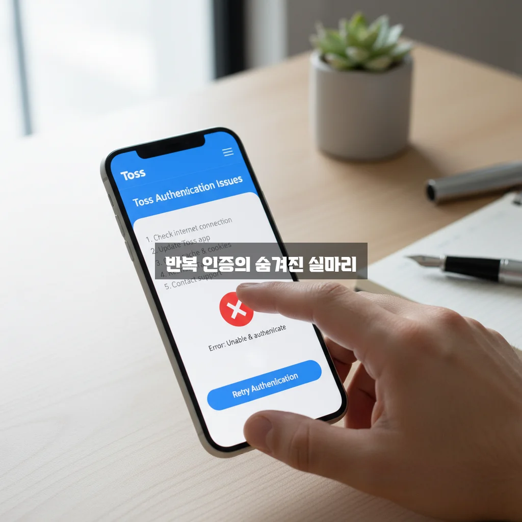 토스 인증 화면 반복 문제 해결 방법 완벽 정리 관련 이미지 2