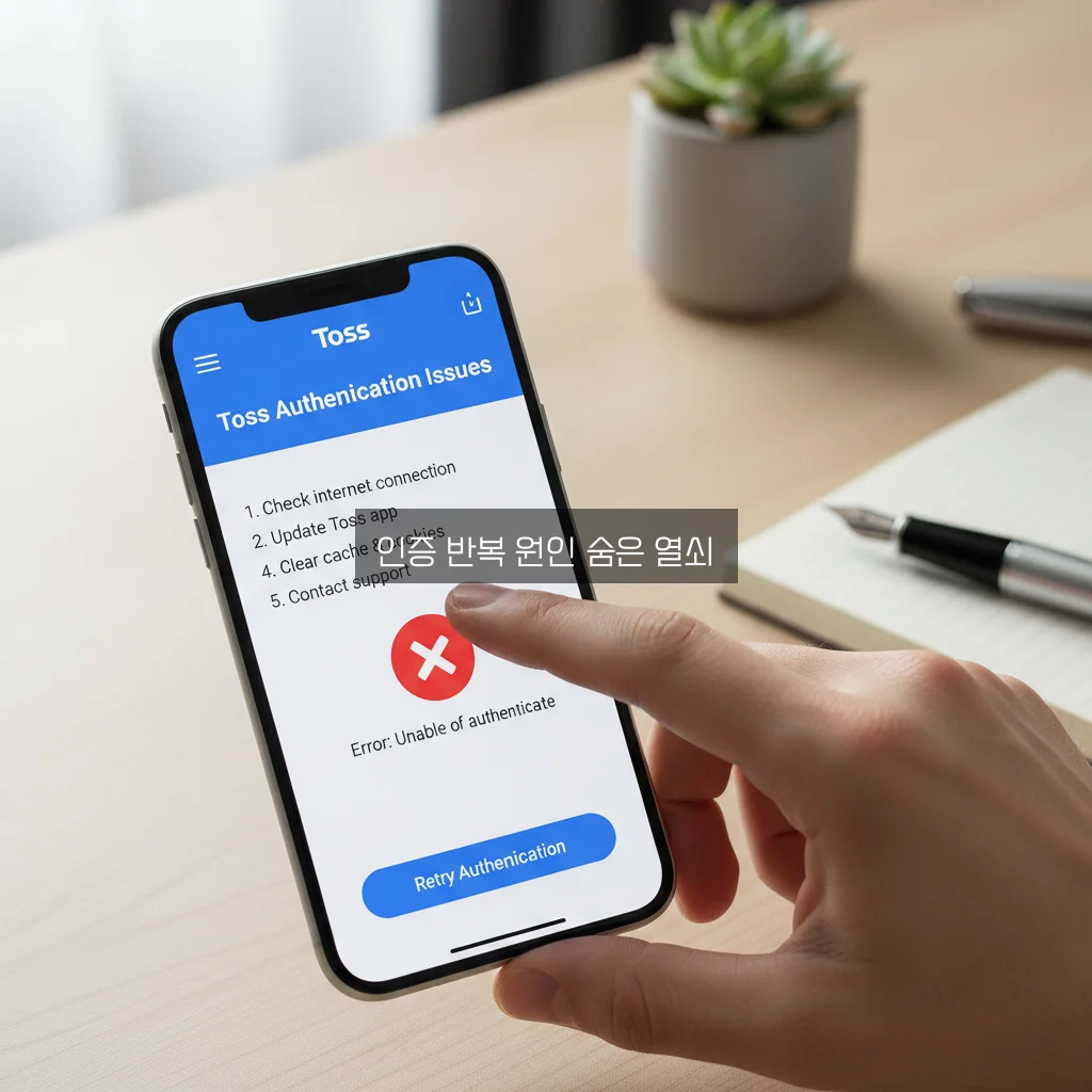 토스 인증 화면 반복 문제 해결 방법 완벽 정리 관련 이미지 3