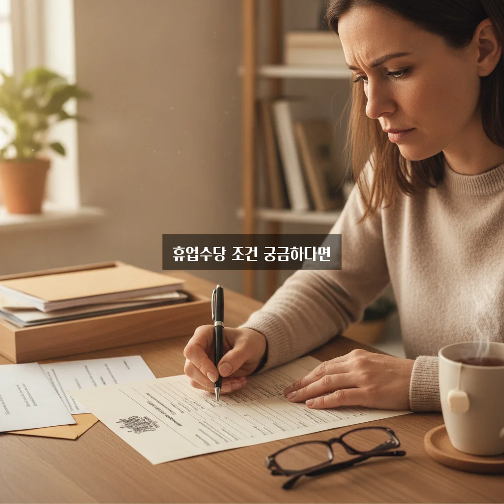 고용유지지원금 휴업수당 신청 조건 완벽 정리 가이드 관련 이미지 1