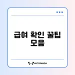 노인일자리 공익활동형 급여 확인 완벽 가이드