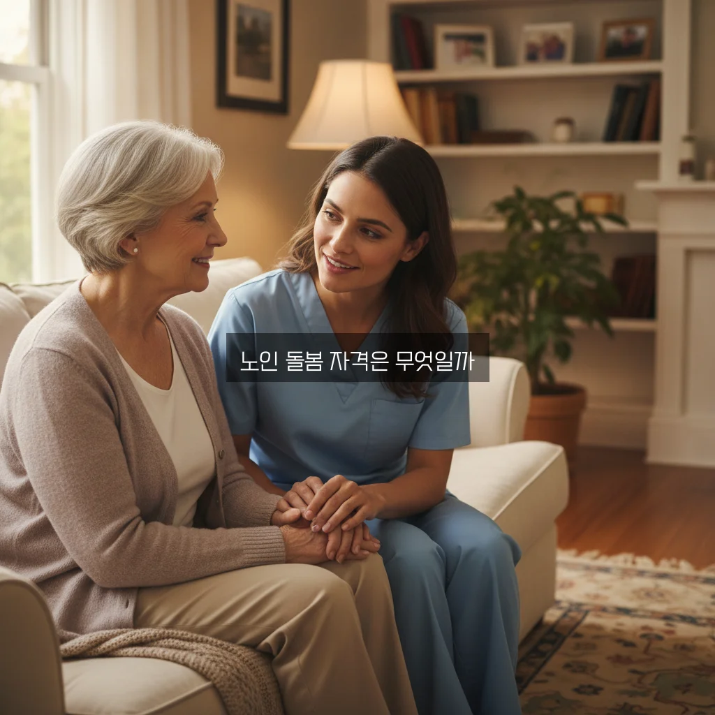 노인맞춤돌봄서비스 신청 조건 완벽 정리 가이드 관련 이미지 1
