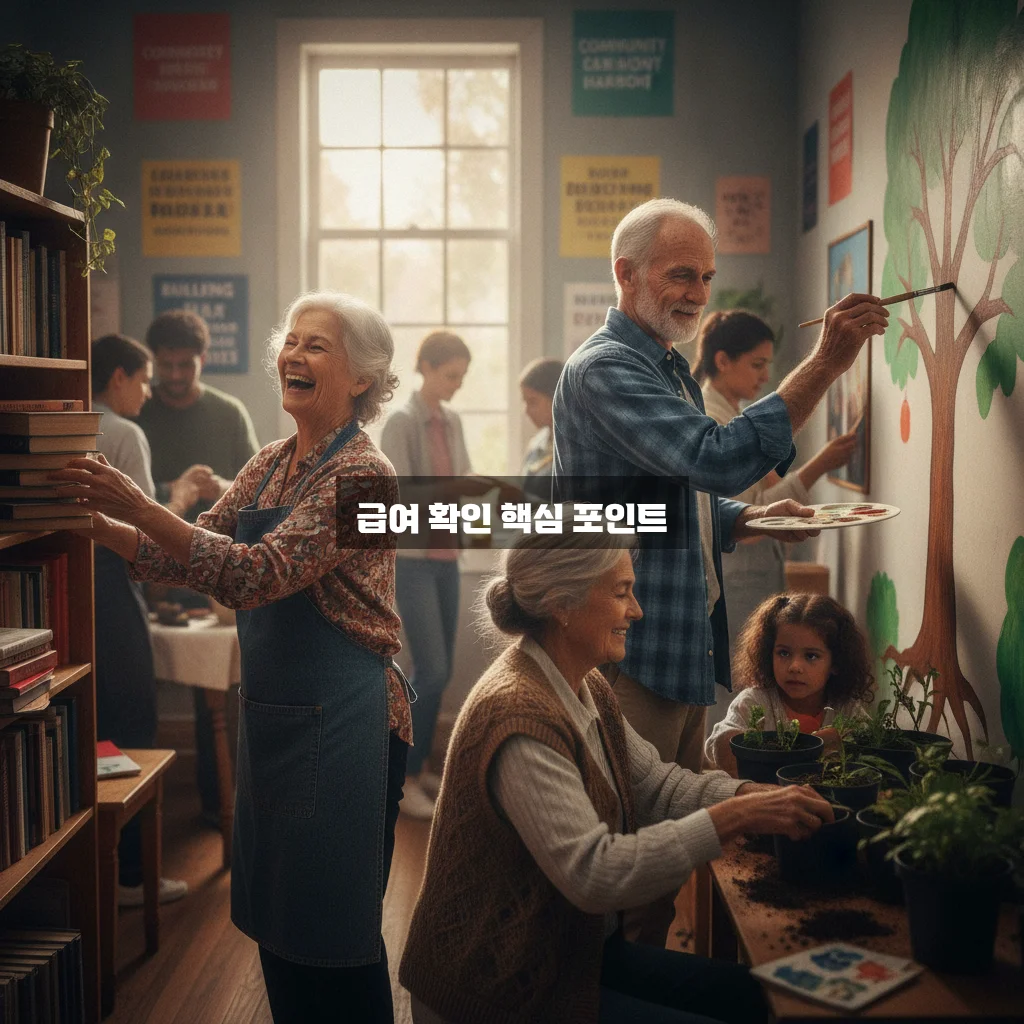 노인일자리 공익활동형 급여 확인 완벽 가이드 관련 이미지 1