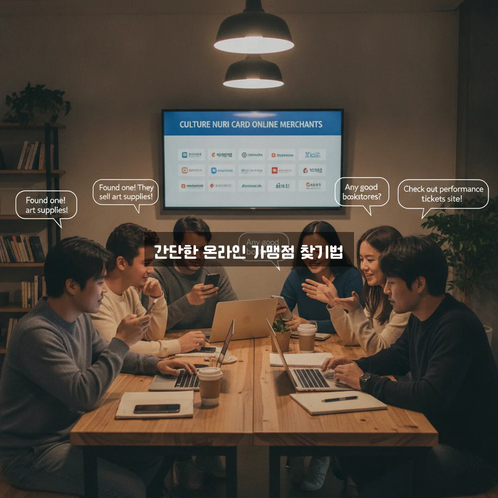 문화누리카드 온라인 가맹점 쉽게 찾는 방법 완벽 가이드 관련 이미지 3