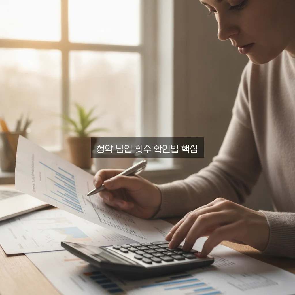 주택청약 납입 인정 횟수 쉽게 확인하는 방법 완벽 정리 관련 이미지 2