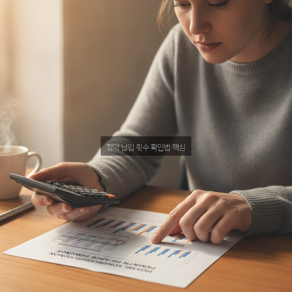 주택청약 납입 인정 횟수 쉽게 확인하는 방법 완벽 정리 관련 이미지 3