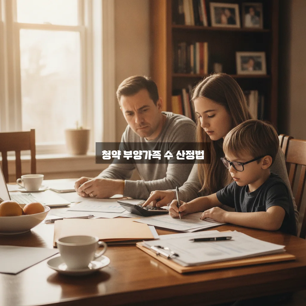 주택청약 부양가족 수 계산 방법 완벽 정리하기 관련 이미지 2