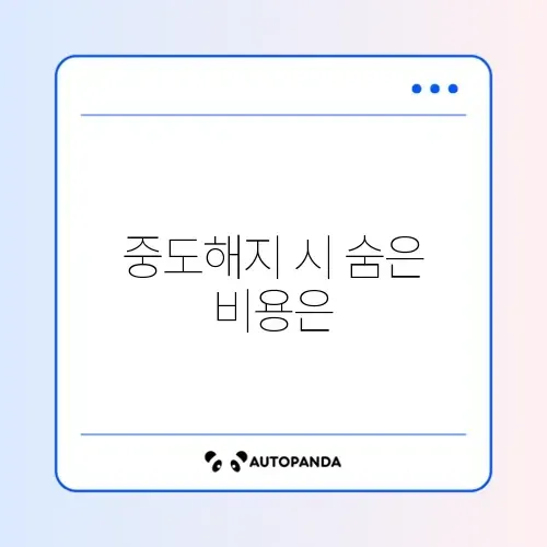 청년내일저축계좌 중도해지 환수금 완벽 정리 가이드