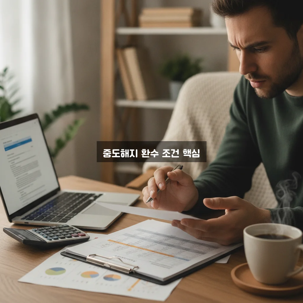 청년내일저축계좌 중도해지 환수금 완벽 정리 가이드 관련 이미지 3