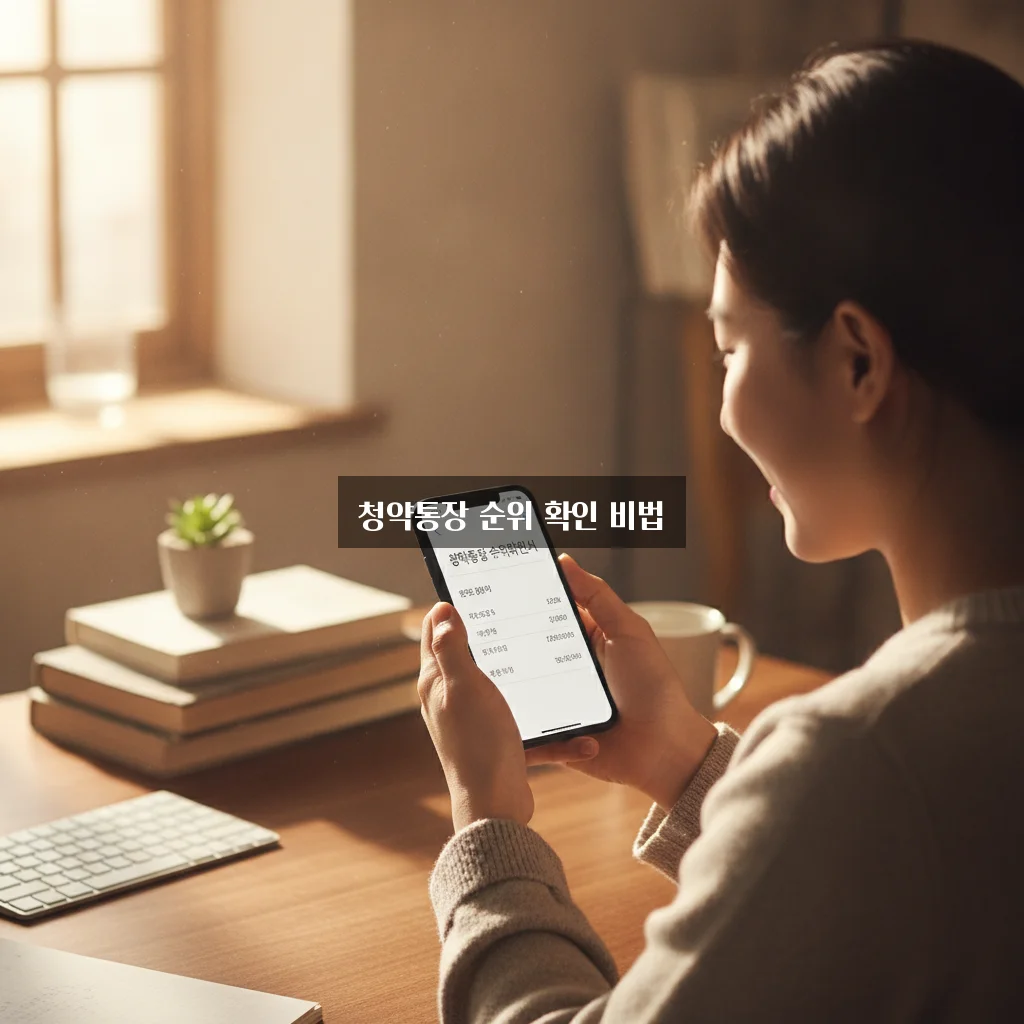 청약통장 순위확인서 발급 쉽고 빠른 방법 완벽 정리 관련 이미지 3